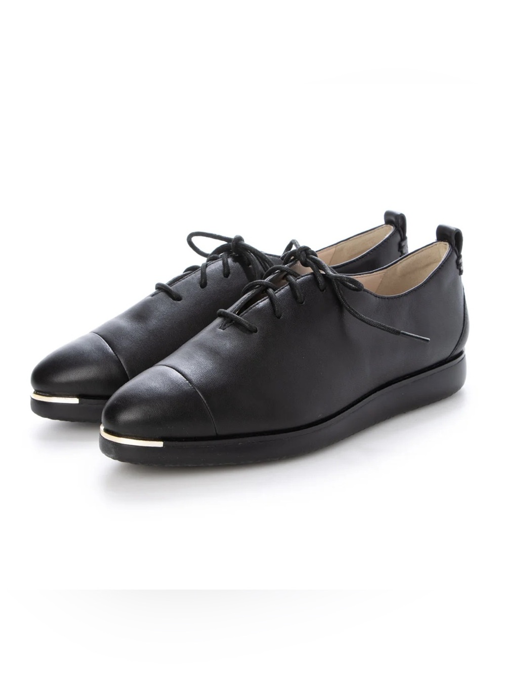 Cole Haan Grand Ambition Black Leather Lace Up Oxfords 8.5B
